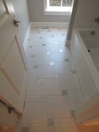 Bathroom Floor With Mosaic Inlays Patterned Bathroom Tiles Flooring Bathrooms Remodel