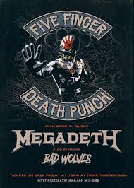 Winter 2020 European Arena Tour Announced Five Finger Death Punch