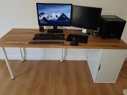 Ikea Karlby Desk With Alex Draw Adils Legs Ikeahacks In 2021 Desk Ikea Ikea Desk
