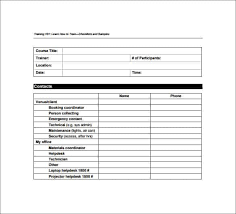 You can turn the … 5 Training Checklist Templates Word Excel Templates