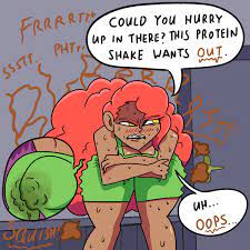 RepulsiveProto (COMMISSIONS CLOSED) on X: RT @BizarroParadise: Art trade  with @ProtoRepulsive , Opal poops her pants. #nsfwart #messing  t.copaa1v0GTph  X