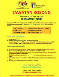 Index of wp content upload. Iklan Jawatan Kolej Komuniti Kelana Jaya Jobs Hub