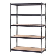Muscle Rack Black 5 Tier Heavy Duty Steel Garage Storage Shelving 48 In W X 72 In H X 24 In D Ur 245pbb The Home Depot Bookcases, shelving & storage └ furniture └ home, furniture & diy all categories antiques art baby books, comics & magazines business, office & industrial cameras & photography cars, motorcycles.