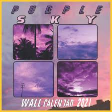 Has been added to your cart. Purple Sky Wall Calendar 2021 Aesthetic Purple Sky 16 Months 2021 2022 Wall Calendar 8 5 X8 5 Inch Perfect Glossy Beautiful Aesthetically 9798556627147 Amazon Com Books