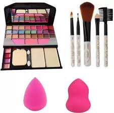 Buy makeup boxes online at low prices at india's best online shopping store. Sah Shi 6155 Makeup Kit 5 Pcs Makeup Brush 2 Pc Blender Puff Combo Price In India Buy Sah Shi 6155 Makeup Kit 5 Pcs Makeup Brush 2 Pc Blender Puff Combo Online At Flipkart Com