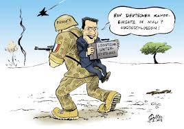 Hochwertige und bezahlbare, lizenzfreie sowie lizenzpflichtige bilder. Paolo Calleri Karikaturist Freier Grafiker Illustrator Politische Karikatur Gepackstuck Frankreich Mali Westafrika Kampf Rebellen Bamako Luftangriffe Aufstaendische Islamisten Deutschland Hilfe Unterstuetzung Logistisch