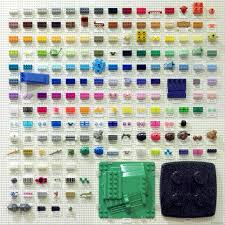 This Lego Color Chart Contains Every Color Lego That Exists Pantone Chart Lego Lego Brick