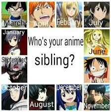 Anime Calendar Sibling Ichigo Anime Zodiac Anime Anime Horoscope