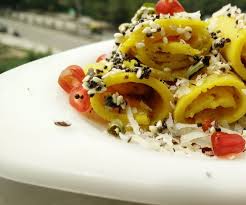 Khandvi Recipe Indian Gujarati Snack Khandvi Recipe Gujarati Snacks Indian Food Recipes
