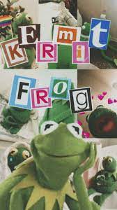 Kermitfrog Aesthetics Edit Editing Frog Wallpaper Wallpaper Iphone Cute Funny Phone Wallpaper