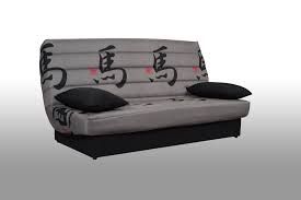 Canape Clic Clac Noir Imprime Okito Matelpro Canape Clic Clac Canape Housses