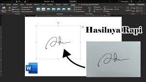 Cara Scan Tanda Tangan Foto Di Word Youtube