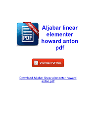 Check spelling or type a new query. Aljabar Linear Elementer Howard Anton Play Station 3 Software