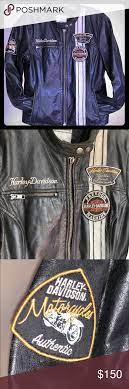Harley Davidson Genuine Leather Riding Jacket Leather Riding Jacket Riding Jacket Genuine Leather