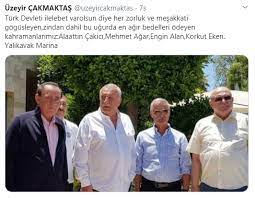 Emekli korgeneral engin alan, emekli albay korkut eken, alaattin çakıcı ve eski i̇çişleri bakanı mehmet ağar bodrum'da bir araya geldi. Alaattin Cakici Mehmet Agar Korkut Eken Engin Alan Ayni Karede Tr724