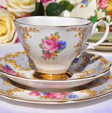 Check spelling or type a new query. Beautiful Imperial Fine Bone China Floral Pattern Teacup Saucer And Tea Plate Trio