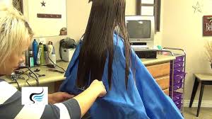 Make sure the snip tour goes all the way around your head. How To Cut Hair Straight Across Straight Cut Hair Tutorial Haircut By Radona Youtube