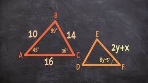 How To Determine X And Y Using Congruent Triangles Youtube