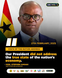 Our President did not...