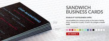 Overnight prints for all your online. Sandwich Business Cards Overnight Prints Sandwich Business Cards Business Card Template Design Custom Business Cards