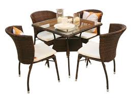 573 Square Table 477 Chair Dining Set 4 1 With Seat Cushion Mandaue Foam 15k