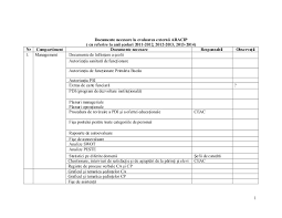 Criterii de performanta pentru evaluarea cadrelor didactice din invatamantul preuniversitar dovezi evaluare dascal. Documente Cerute De Aracip In Evaluarea Externa