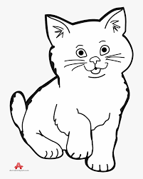 This clipart image is transparent backgroud and png format. Cat Clipart Images Black And White Sahara