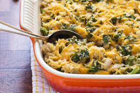 Well, everything but the buttery ritz topping because. Healthy Cheesy Chicken Broccoli Rice Casserole Tasty Kitchen A Happy Recipe Community