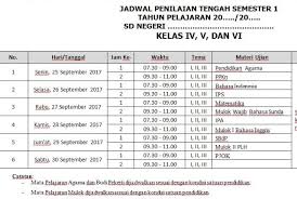 Lppa paud raport tk kelompok bermain kurikulum 2013 v3. Jadwal Uts Kurikulum 2013 Revisi Baru Semester 1 Untuk Sekolah Dasar Kurikulum 2013