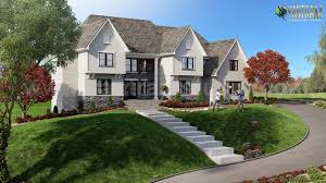 It is a low growing shrub and has beautiful red leaves in the fall and winter. Artstation Exterior Rendering Services With Landscaping Ideas By Architectural Studio The Hague Netherland Yantram Architectural Design Studio