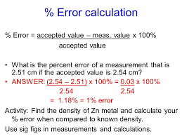 The percentage error is, formally, the magnitude of the difference between an exact and an approximate value divided by the magnitude of the exact value per 100 cases (percentage form). How To S Wiki 88 How To Calculate Percent Error Example