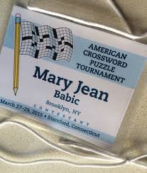 Check spelling or type a new query. A Rookie At The American Crossword Puzzle Tournament By Mary Jean Babic Medium