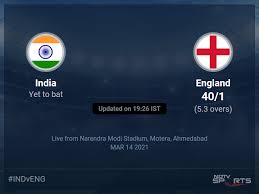 Check india vs england 2021 schedule, live score, match scorecard and squads on times of india. 526odcgkyuxnvm