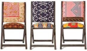 Diy Inspiration Colorfully Upholstered Folding Chairs Folding Chair Makeover Patchwork Furniture Wooden Folding Chairs