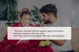 Sakit memang sesuatu yang pada dasarnya tidak diinginkan oleh. 7 Chat Lucu Tapi Uwuuw Buat Penyemangat Pacar Yang Lagi Sakit Biar Nggak Cuma Bilang Gws Ya