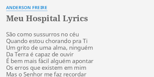 Meu hospital es una canción popular de anderson freire | crea tus propios videos en tiktok con la canción meu hospital y descubre los 557 videos grabados por autores nuevos y populares. Feu Hospital