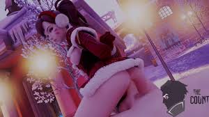 Dva in Santa Suit Tied-up - Overwatch - Rule 34 - SFM Compile
