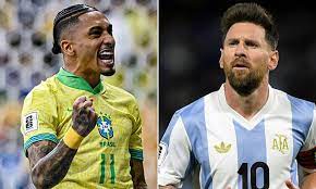 Raphinha delivers fiery x-rated two-word message to Argentina - as Brazil  star makes vow in absence of rival Lionel Messi | Daily Mail Online