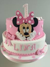 Minnie Mouse Taart Minnie Mouse Taart Meisjes Verjaardagstaarten Minnie Mouse Verjaardag
