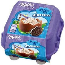 Milka Loffel Ei Easter Chocolate Eggs With Oreo Pieces 4pcs 128g Eten