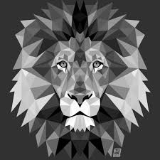 Geometric Lion Men S Perfect Tee By Joshuaturk Design By Humans Geometric Lion Geometric Art Art