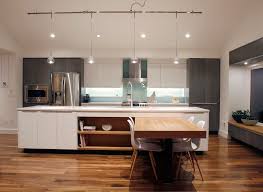 modern track lighting kitchen