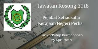 Postcode for setiausaha kerajaan negeri, kangar, perlis is 01503. Pejabat Setiausaha Kerajaan Negeri Perlis Jawatan Kosong Suk Perlis 25 April 2018 Pejabat Setiausaha Kerajaan Negeri Perlis Suk Perlis Calon Yang Sesuai Untu
