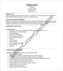 construction resume template 14+ free
