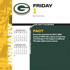The team was founded by them in 1919. Green Bay Packers Desk Calendar Calendars Com