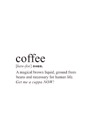 Coffee Dictionary Definition Brand Inspiration Board Business Design Design