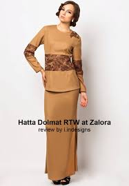 Paisley lace modern baju kurung hari raya*. Baju Hari Raya Collection By Hatta Dolmat Rtw We Were Inspired Irsah Indesigns Blog