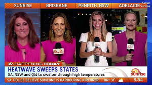 It's an expression of the fact that germany is an. Sunrise News Reporters All Match In Hot Pink Shirts Daily Mail Online