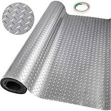 Happybuy Garage Floor Mat 10 X 3 6 Ft Garage Flooring 2 5mm Thickness Silver Garage Mat Pvc Garage Floor Mats For In 2020 Garage Mats Garage Floor Mats Floor Coverings