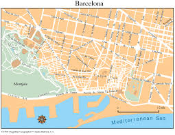 Mapa del metro de barcelona con atracciones turísticas. Barcelona Espana Mapa Page 6 Line 17qq Com